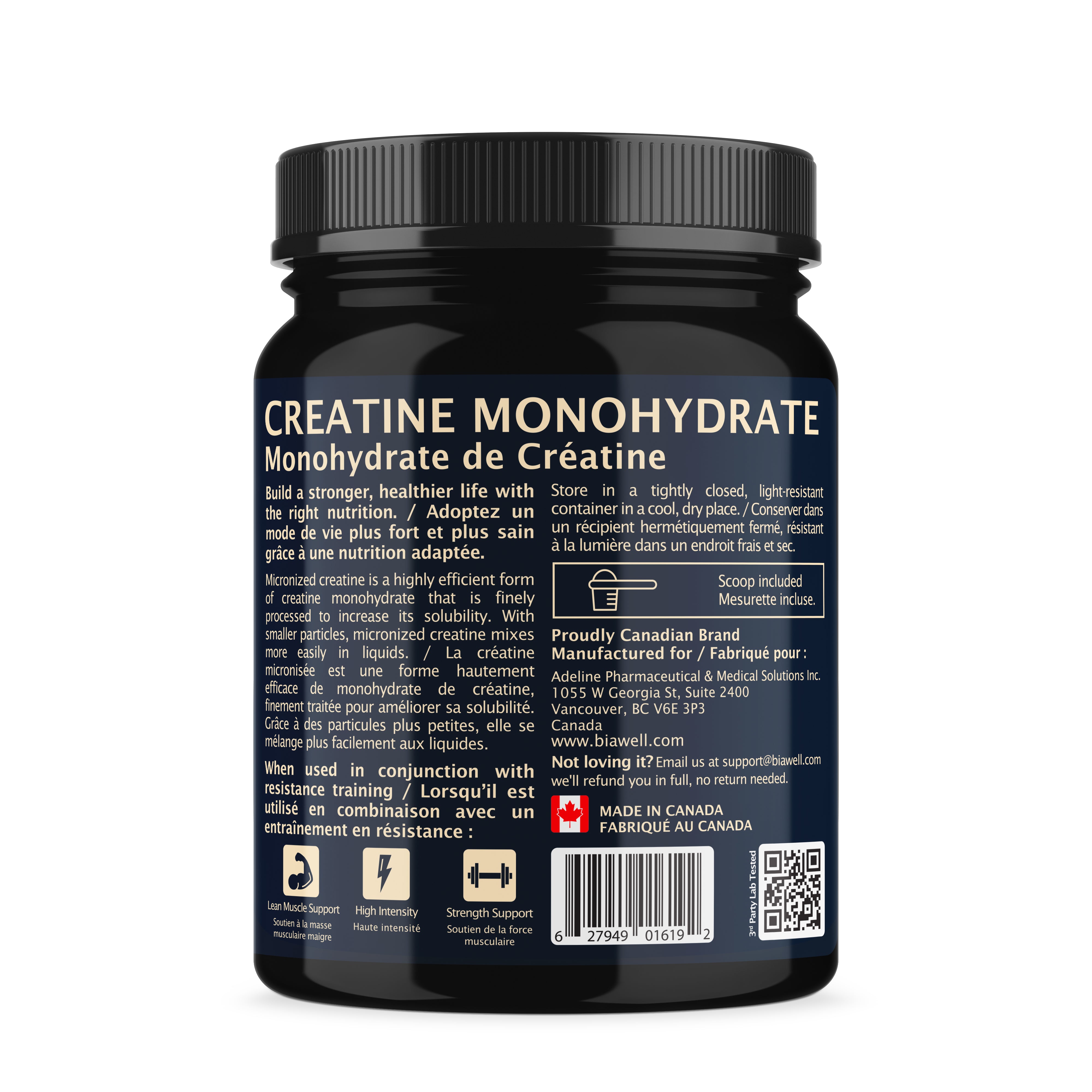 Creatine Monohydrate Unflavored / 5 G MICRONIZED CREATINE | 10.58 OZ